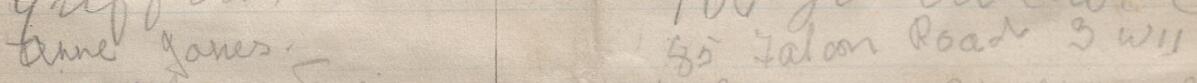 Image of Anne Jones's signature and address in the petition