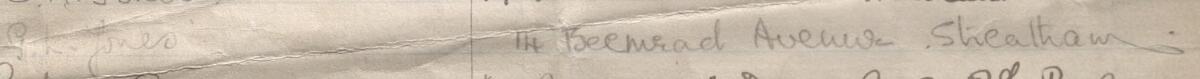 Image of G. L. Jones's signature and address in the petition