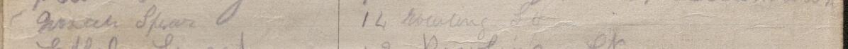 Image of Norah Spear's signature and address in the petition