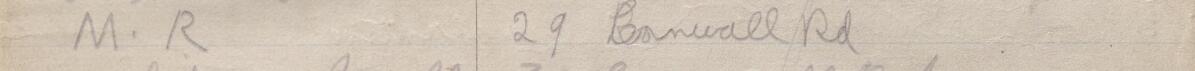 Image of M. R's signature and address in the petition
