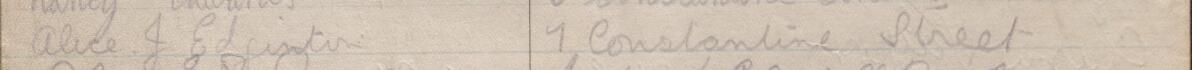 Image of Alice J Edginton's signature and address in the petition