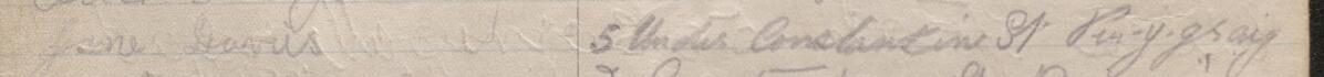 Image of Jane Davies's signature and address in the petition