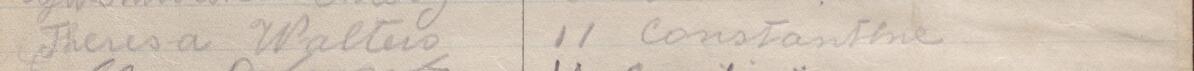 Image of Theresa Walters's signature and address in the petition
