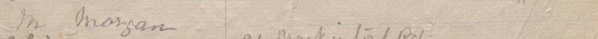 Image of M. Morgan @'s signature and address in the petition
