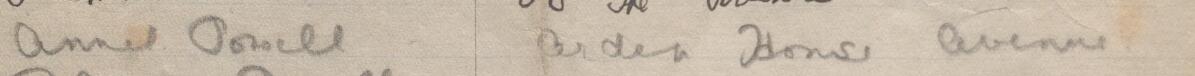 Image of Annie Powell's signature and address in the petition