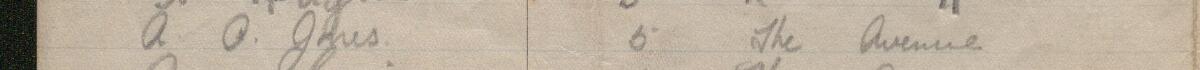 Image of A. O. Jones's signature and address in the petition