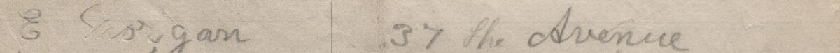 Image of E. Morgan's signature and address in the petition