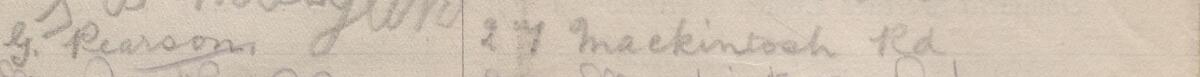 Image of G. Pearson's signature and address in the petition