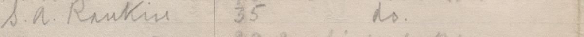 Image of S. A. Rankin's signature and address in the petition