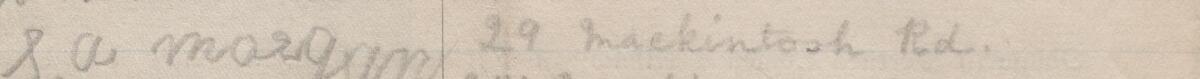 Image of S. A. Morgan's signature and address in the petition