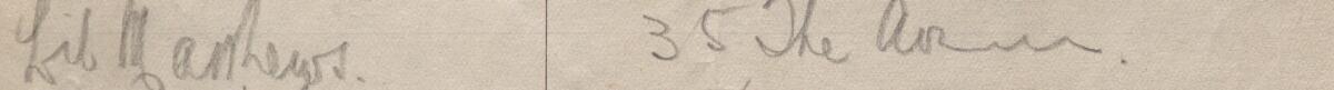 Image of Lil Matthews's signature and address in the petition