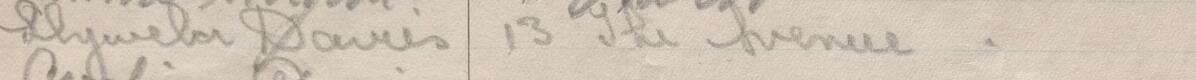 Image of Llywela Davies's signature and address in the petition