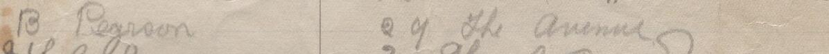 Image of B. Pearson's signature and address in the petition
