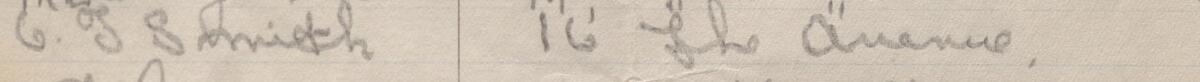 Image of C. J. Smith's signature and address in the petition