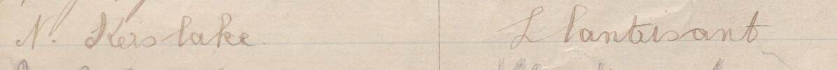 Image of N Keislake's signature and address in the petition