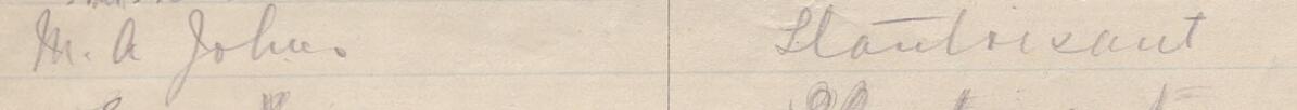 Image of M A John's signature and address in the petition
