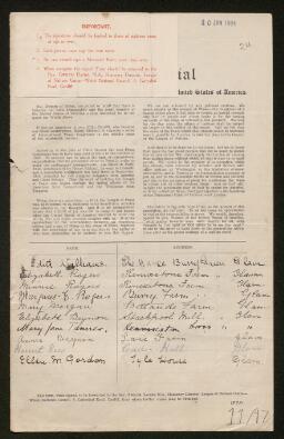 Petition - 11/97 - Llangennith, Llanmadoc and Cheriton