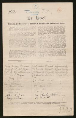 Petition - 11/109 - Treorchy