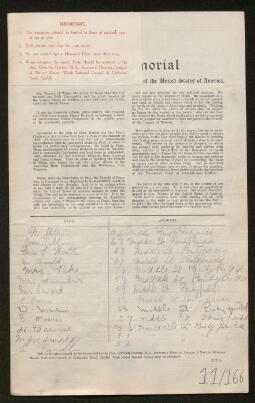 Petition - 11/166 - Pontypridd Town