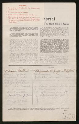 Petition - 11/176 - Pontypridd Town