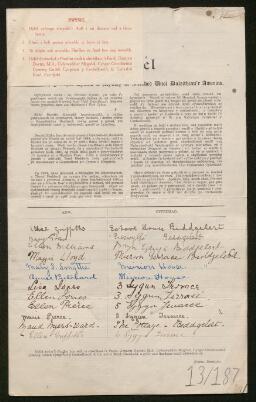 Petition - 13/187 - Beddgelert