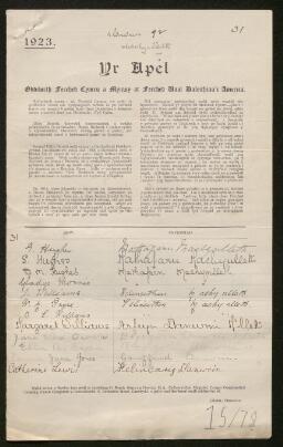 Petition - 15/78 - Glantwymyn