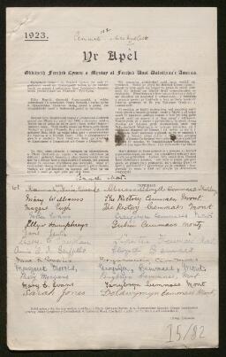 Petition - 15/82 - Glantwymyn