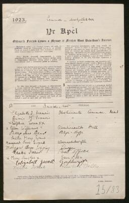 Petition - 15/83 - Glantwymyn
