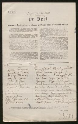 Petition - 15/89 - Cadfarch