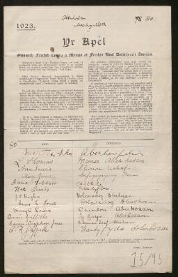 Petition - 15/95 - Cadfarch
