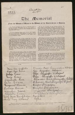Petition - 15/163 - Banwy
