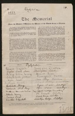 Petition - 15/182 - XWALES