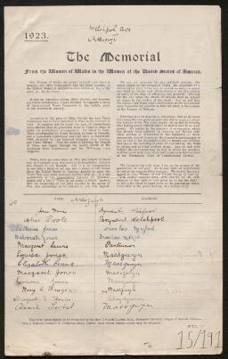 Petition - 15/191 - Meifod