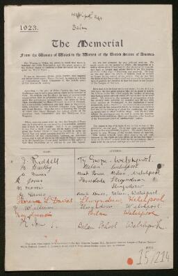 Petition - 15/214 - Welshpool