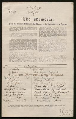 Petition - 15/218 - Guilsfield