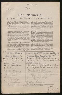 Petition - 15/219 - Trewern