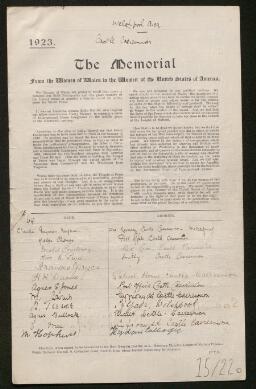 Petition - 15/220 - Castle Caereinion