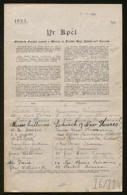 Petition - 16/114 - Trimsaran