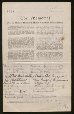 Petition - 16/123 - Quarter Bach