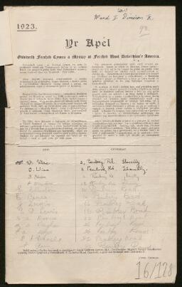 Petition - 16/128 - Llanelli