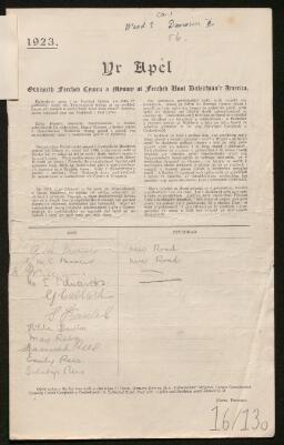 Petition - 16/130 - Llanelli