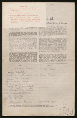 Petition - 16/151 - Llanelli
