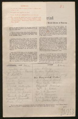 Petition - 18/153 - Tredegar