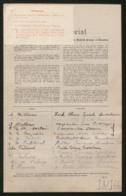 Petition - 18/166 - Llantarnam