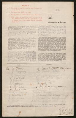 Petition - 18/168 - Abergavenny