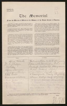 Petition - 18/175 - Abergavenny