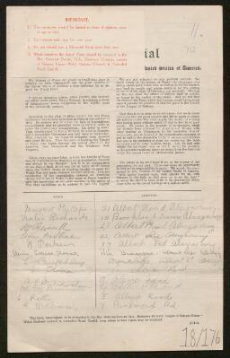 Petition - 18/176 - Abergavenny