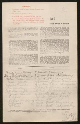 Petition - 18/181 - Abergavenny
