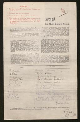 Petition - 18/184 - Llanelly