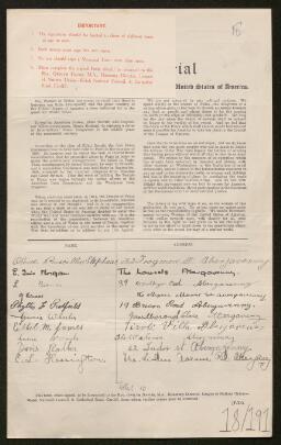 Petition - 18/191 - Abergavenny
